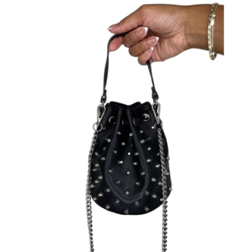 Spiked Bucket Bag